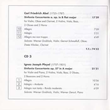 3CD Consortium Classicum: Symphonies Concertantes 302100