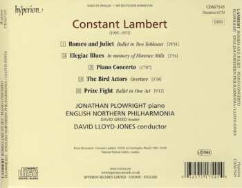 CD Constant Lambert: Piano Concerto / Romeo And Juliet / The Bird Actors / Prize Fight / Elegiac Blues 535691