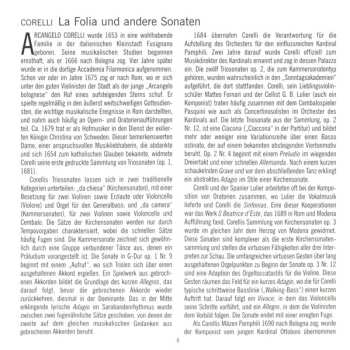 CD Arcangelo Corelli: 'La Folia' & Other Sonatas 446484