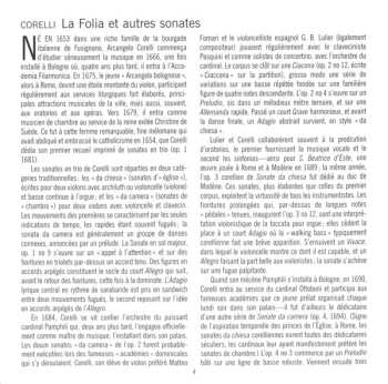 CD Arcangelo Corelli: 'La Folia' & Other Sonatas 446484