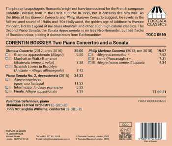 CD Corentin Boissier: Two Piano Concertos And A Sonata 118626