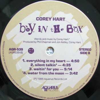 LP Corey Hart: Boy In The Box 494623