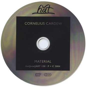 CD Cornelius Cardew: Material LTD 540594