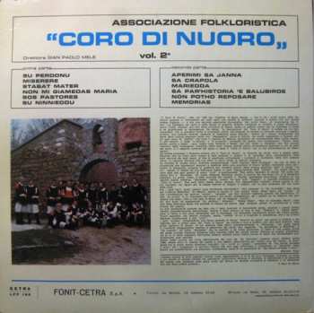 LP Coro Di Nuoro: Canti Popolari Della Sardegna 275616