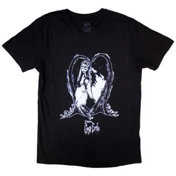 Merch Corpse Bride: Corpse Bride Unisex T-shirt: Heart (small) S