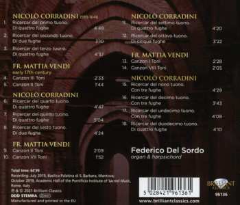 CD Nicolò Corradini: 12 Ricercari / Canzoni 407852