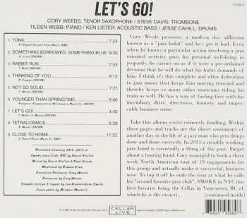 CD Cory Weeds Quintet: Let's Go! 263869