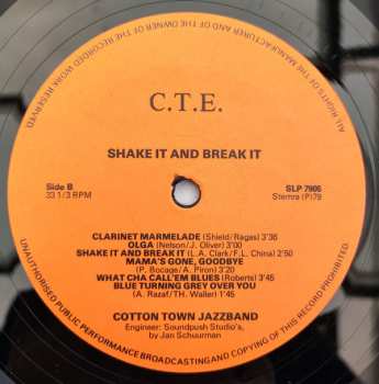 LP Cotton Town Jazzband: Shake It And Break It 535543