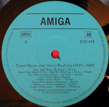 LP Count Basie: Count Basie - Jimmy Rushing (1947 - 1949) 50260