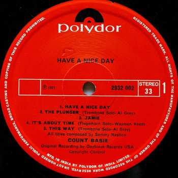LP Count Basie: Have A Nice Day 428251