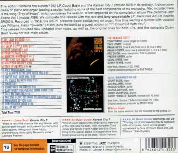CD Count Basie And The Kansas City Seven: Count Basie Kansas City 7 + Memories Ad-Lib 419728