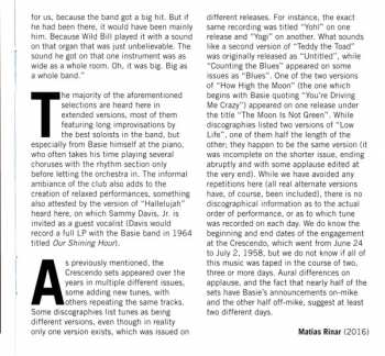 5CD Count Basie Orchestra: Complete Live At The Crescendo 1958