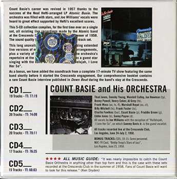 5CD Count Basie Orchestra: Complete Live At The Crescendo 1958