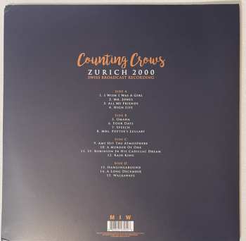 2LP Counting Crows: Zurich 2000: Swiss Broadcast Recording 128008