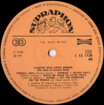 LP Country Beat Jiřího Brabce: The Best Of Country Beat 431293