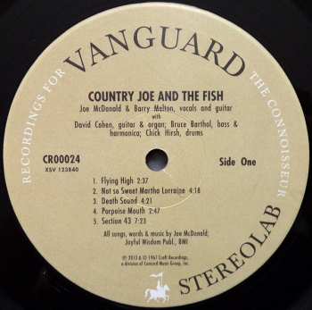 LP Country Joe And The Fish: Electric Music For The Mind And Body LTD 180313