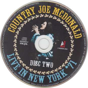 2CD Country Joe McDonald: Live In New York '71 472787
