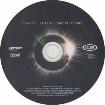 CD Cowboy Junkies: All That Reckoning 99189