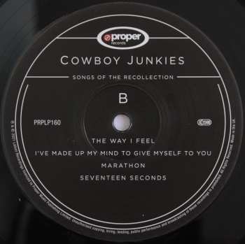 LP Cowboy Junkies: Songs Of The Recollection 362438
