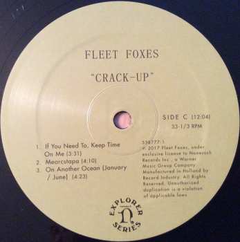 2LP Fleet Foxes: Crack-Up 8126