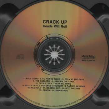 CD Crack Up: Heads Will Roll LTD | NUM | DIGI 15577