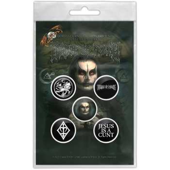 Merch Cradle Of Filth: Cradle Of Filth  Button Badge Pack: Hammer Of The Witches/dani