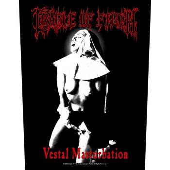 Merch Cradle Of Filth: Cradle Of Filth  Back Patch: Vestal Masturbation