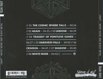 CD Craft: White Noise And Black Metal DIGI 460658