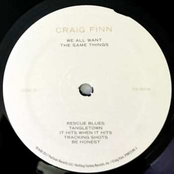 LP Craig Finn: We All Want The Same Things 39687