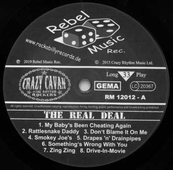 LP Crazy Cavan And The Rhythm Rockers: The Real Deal 337080
