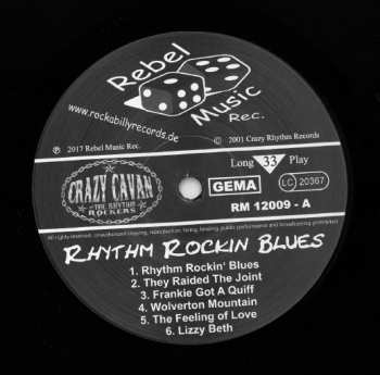 LP Crazy Cavan And The Rhythm Rockers: Rhythm Rockin' Blues LTD 409459