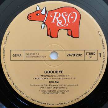 LP Cream: Goodbye