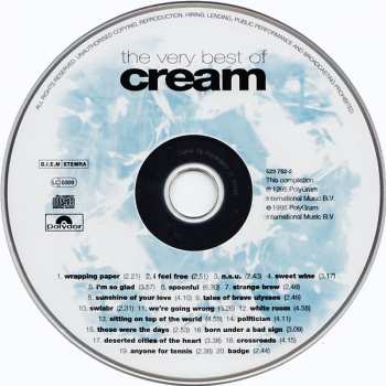CD Cream: The Very Best Of Cream 38713