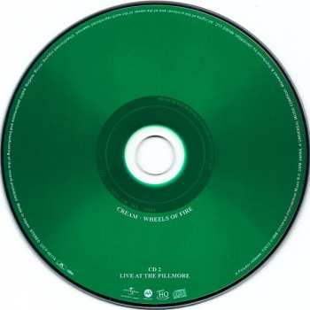 CD Cream: Wheels Of Fire LTD 116248