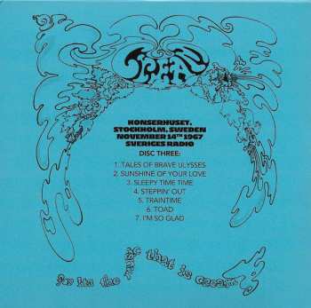 4CD/Box Set Cream: Live In Sweden And The USA 436039