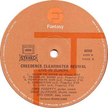 2LP Creedence Clearwater Revival: Live In Europe 535318