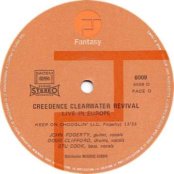 2LP Creedence Clearwater Revival: Live In Europe