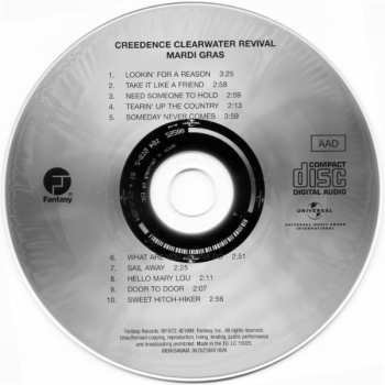 CD Creedence Clearwater Revival: Mardi Gras 22844