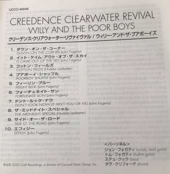 CD Creedence Clearwater Revival: Willy And The Poor Boys LTD 118801
