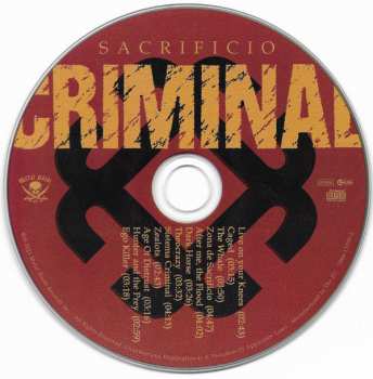 CD Criminal:  Sacrificio  304011