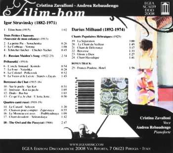 CD Cristina Zavalloni: Tilim - bom DIGI 445853