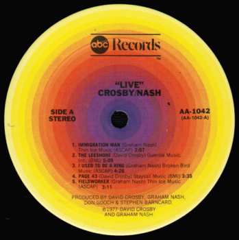 LP Crosby & Nash: Live 387745