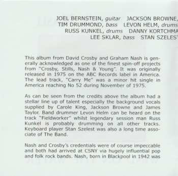 CD Crosby & Nash: Wind On The Water