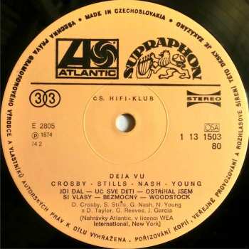 LP Crosby, Stills, Nash & Young: Déjà Vu 50074