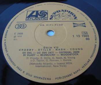 LP Crosby, Stills, Nash & Young: Déjà Vu (74 2 - NE GATEFOLD) 41863