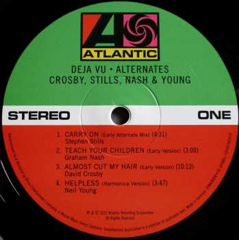 LP Crosby, Stills, Nash & Young: Déjà Vu (Alternates) LTD 56644