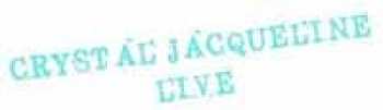 Crystal Jacqueline: Crystal Jacqueline Live