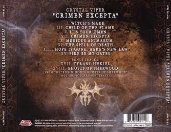 CD Crystal Viper: Crimen Excepta 8182