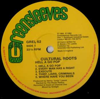 LP Cultural Roots: Hell A Go Pop 429862