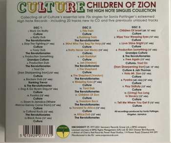 3CD Culture: Children Of Zion - The High Note Singles Collection 109658